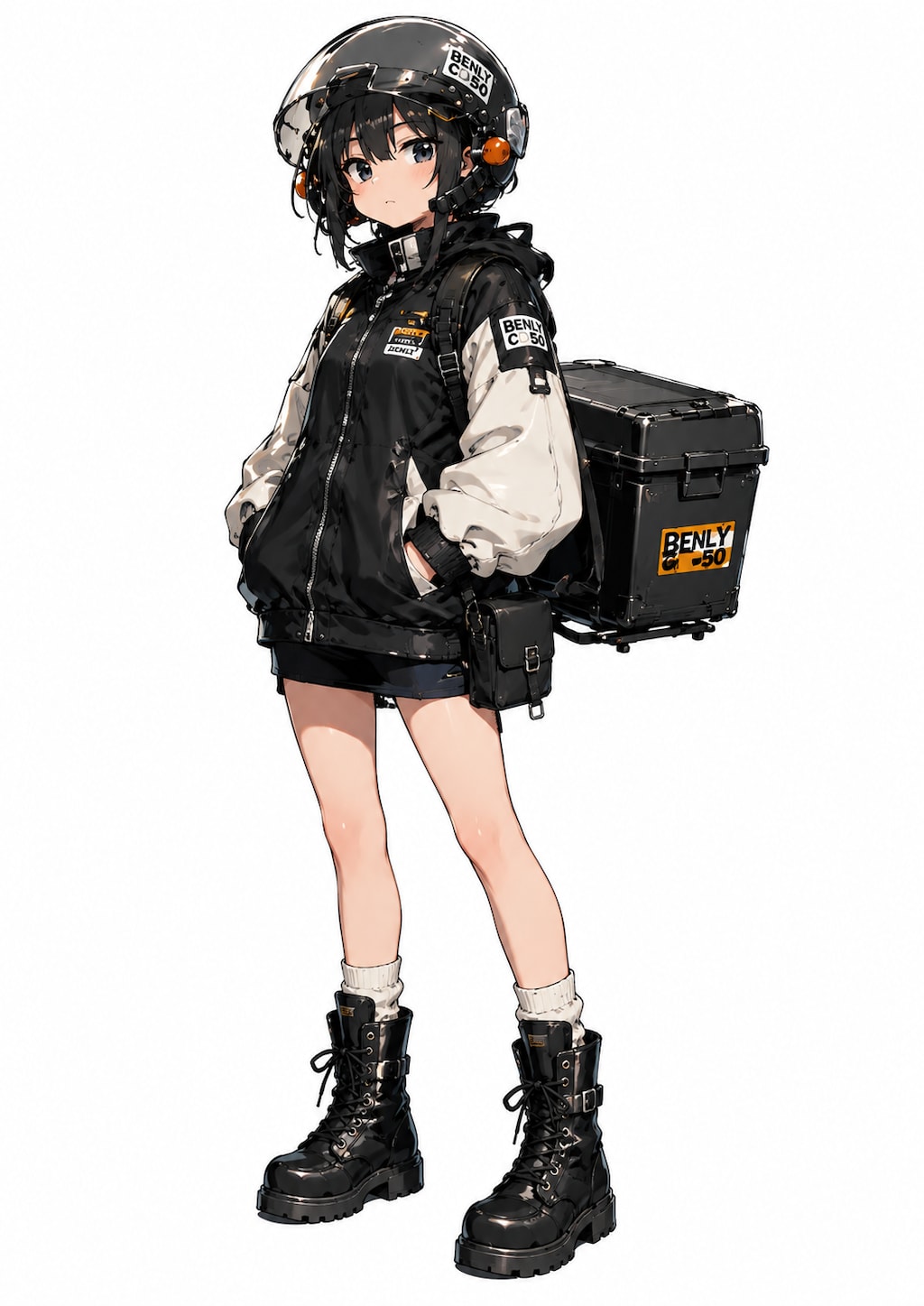 流行りのバイク擬人化プロンプト