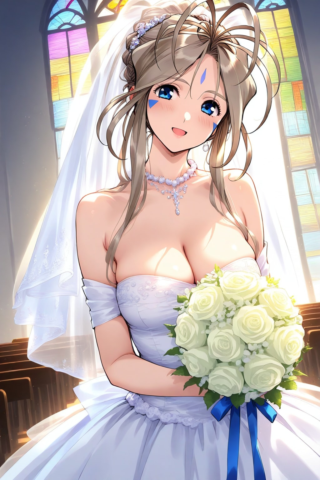 ウェディングドレス姿のベルダンディー　ー #WAVE Ver.01 ー