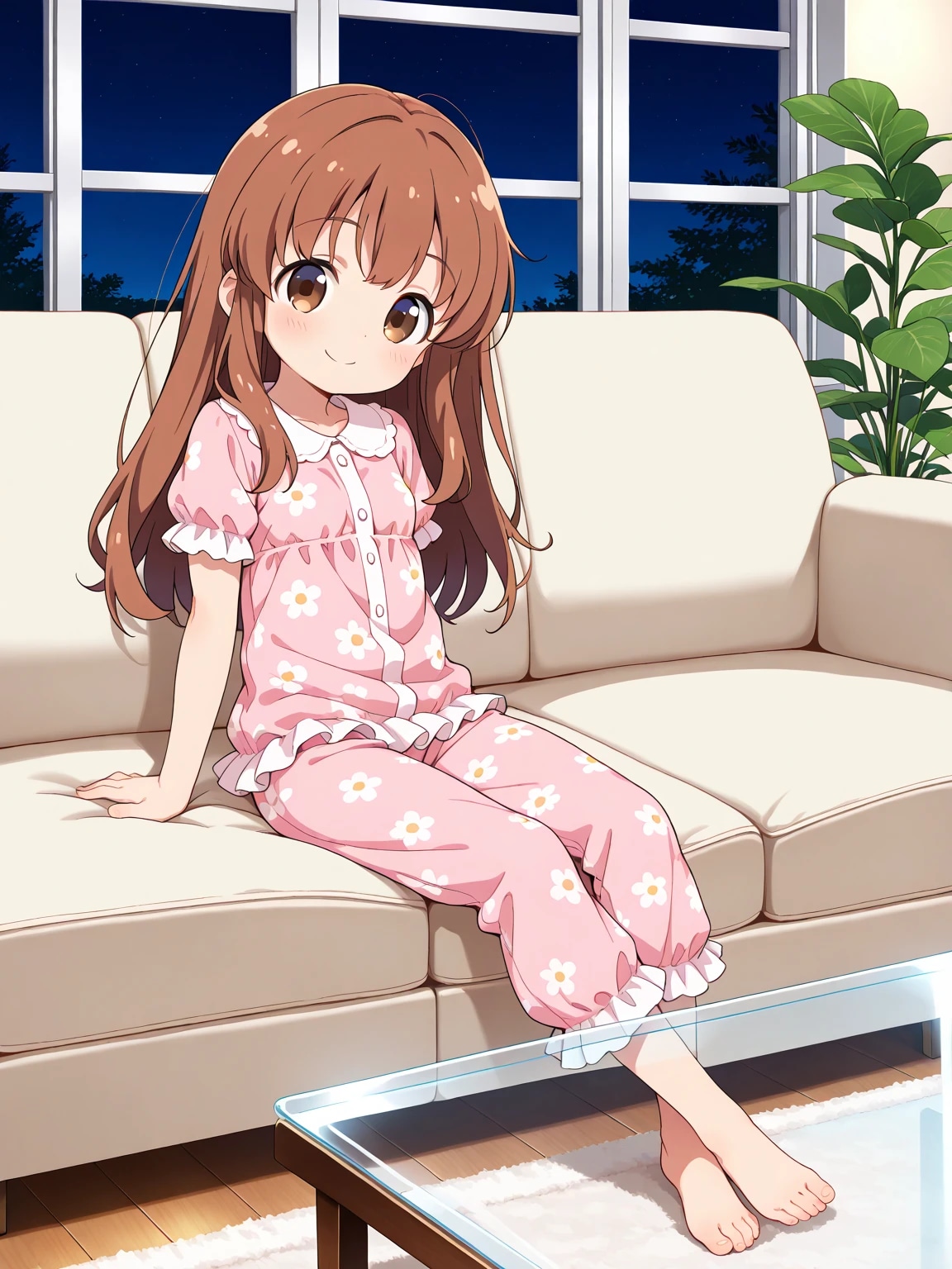 おやすみ前のかえでちゃん