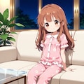 おやすみ前のかえでちゃん 2枚目