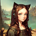 AIイラストモナリザ討伐依頼～街中の猫耳美女Mona Lisa～ 9枚目