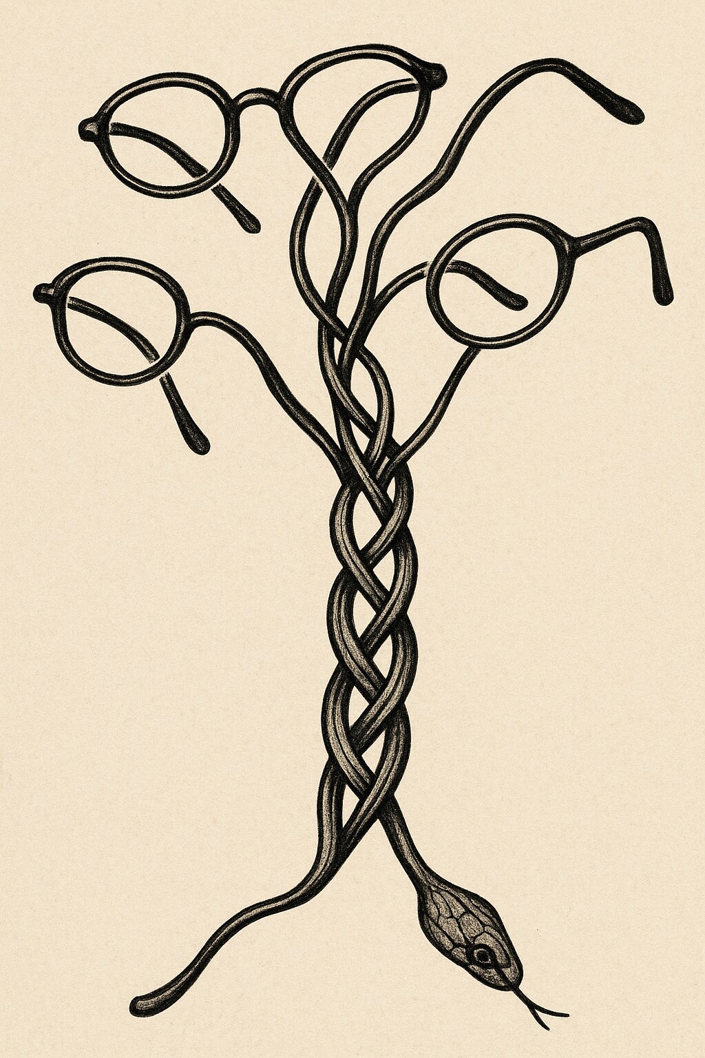 眼鏡三つ編み+ボツ画像