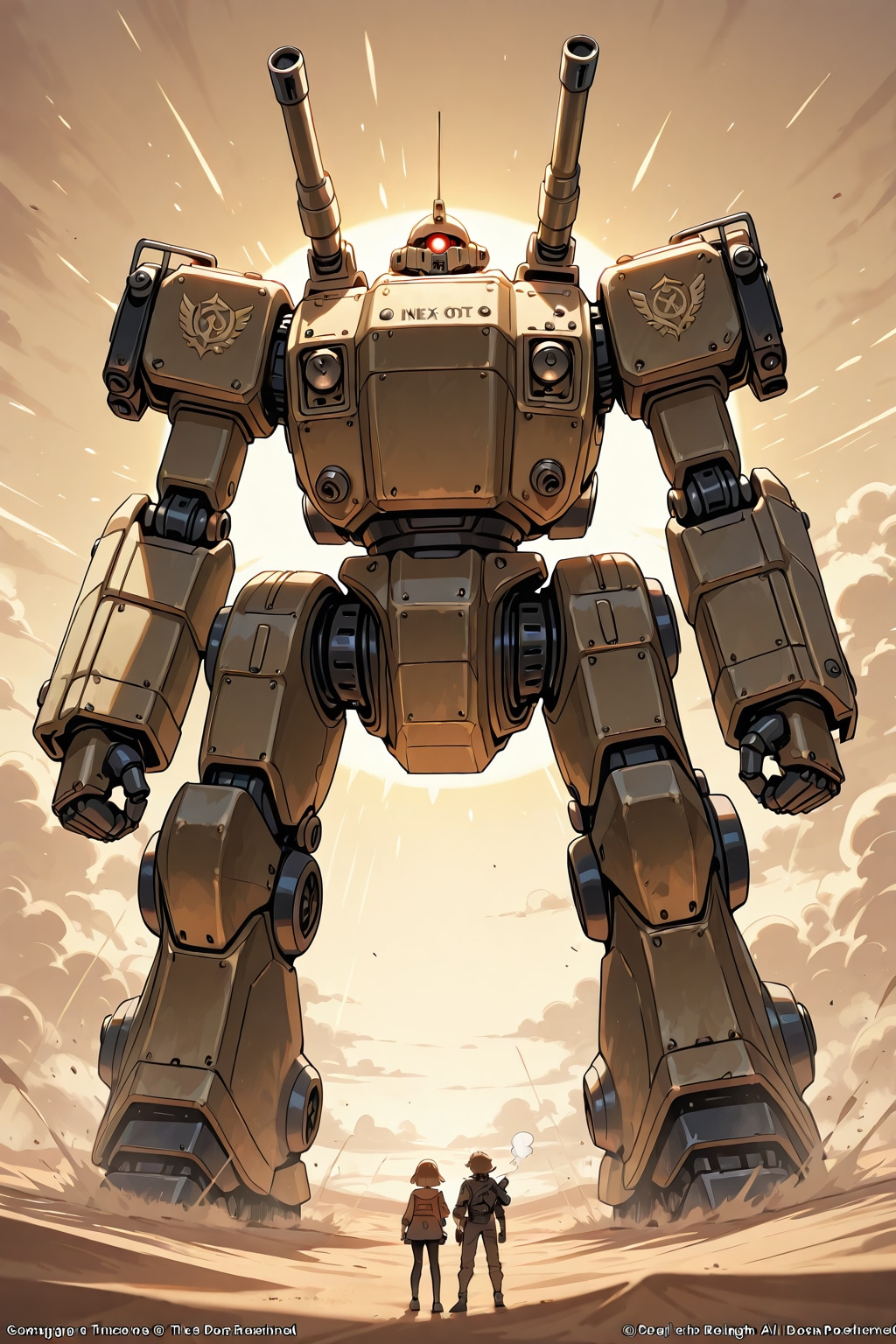 砂漠のロボット