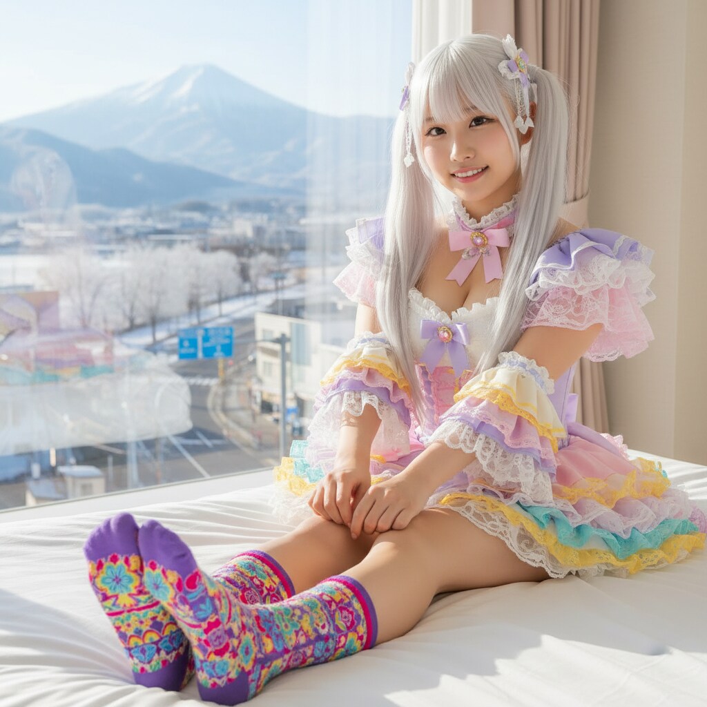 白ツイさん。足袋下の日