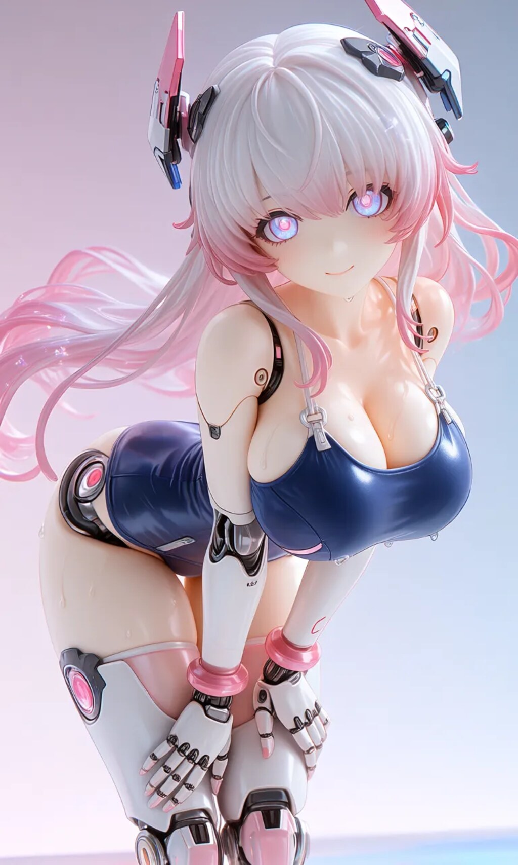 異世界制服少女達　メカ娘　スク水　アクリルドールフィギュア