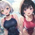 スク水ガールズ　みおちゃんとかぐやちゃん 2枚目