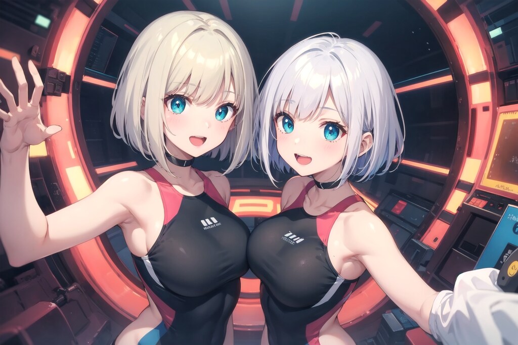 スク水ガールズ　みおちゃんとかぐやちゃん