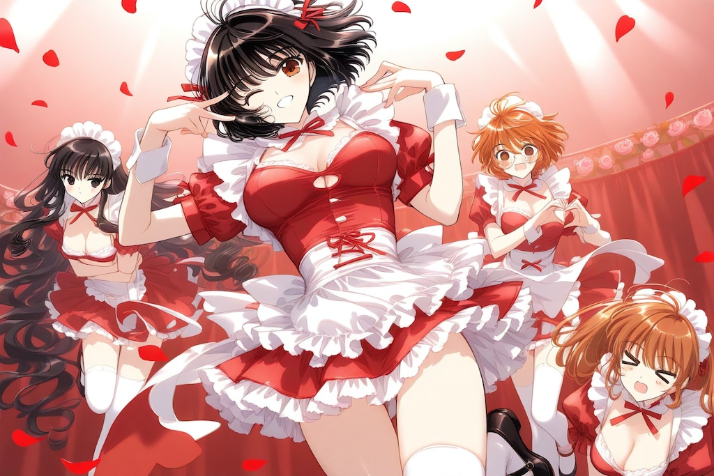 その、眩しいハーレムなメイドさんたちは・・・