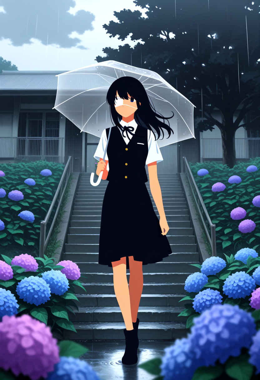 紫陽花の季節 | の人気AIイラスト・グラビア