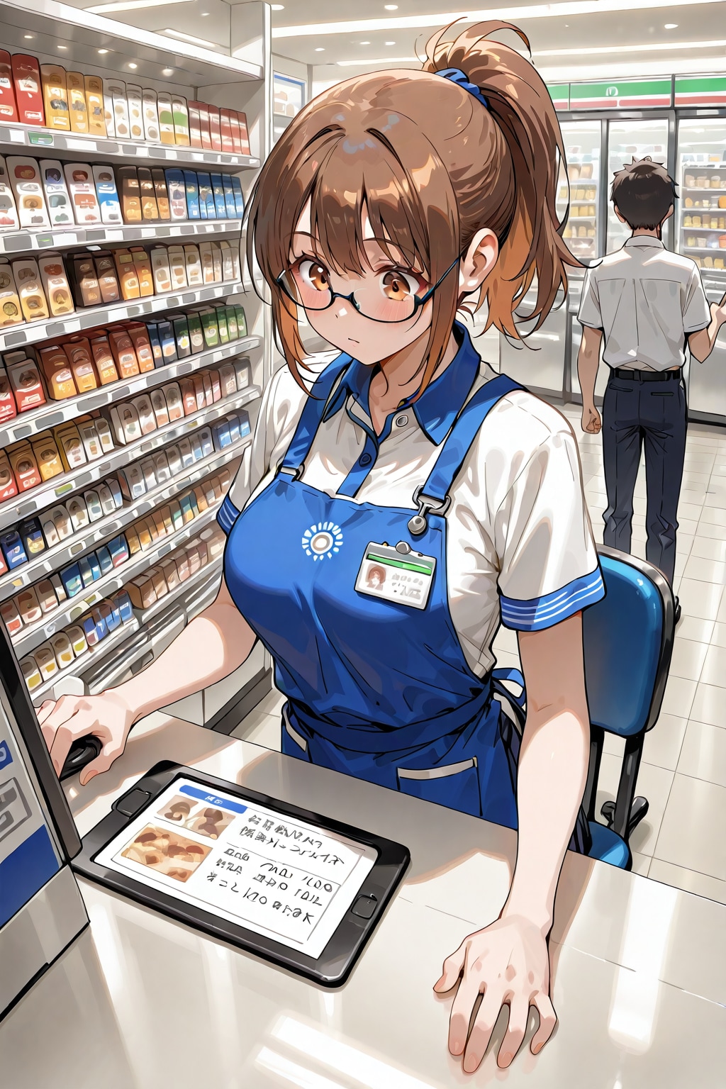 今日の眼鏡っ娘　6/3