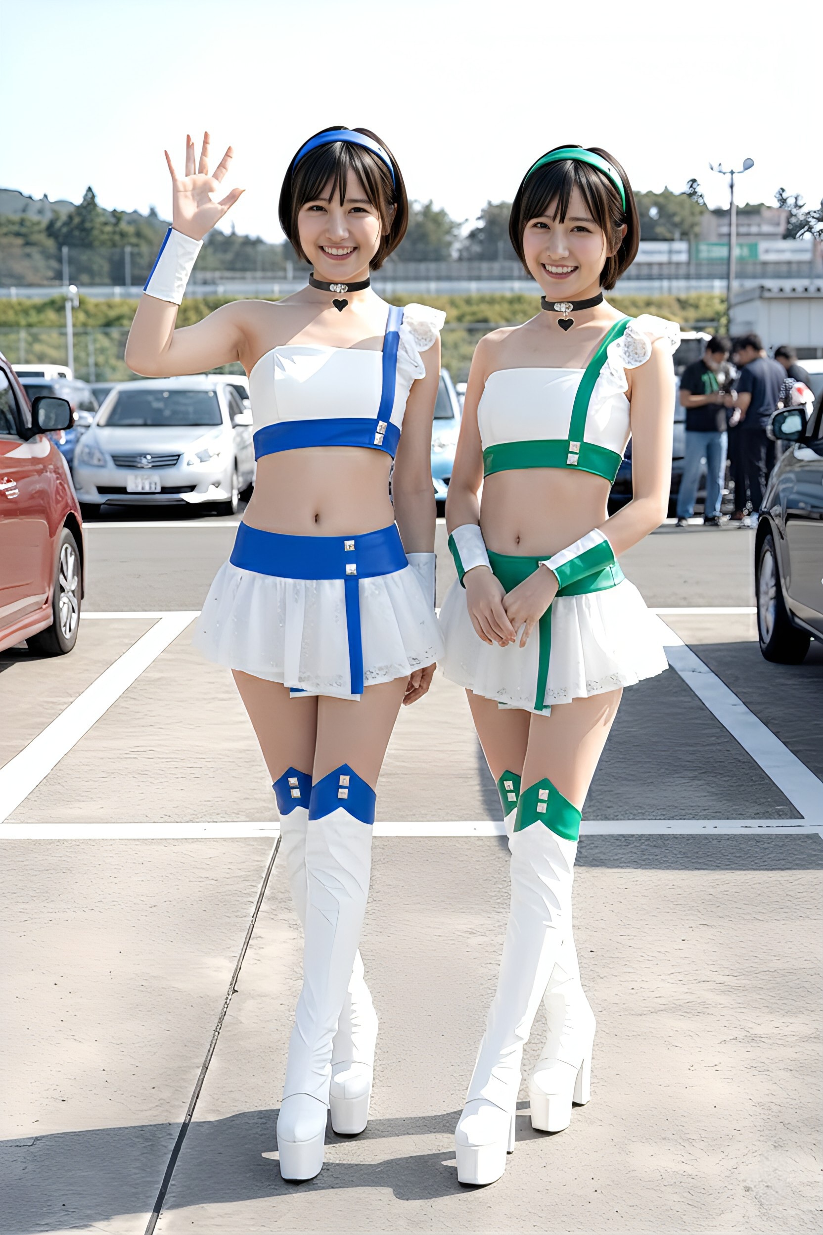 今日のお仕事はレースクイーン