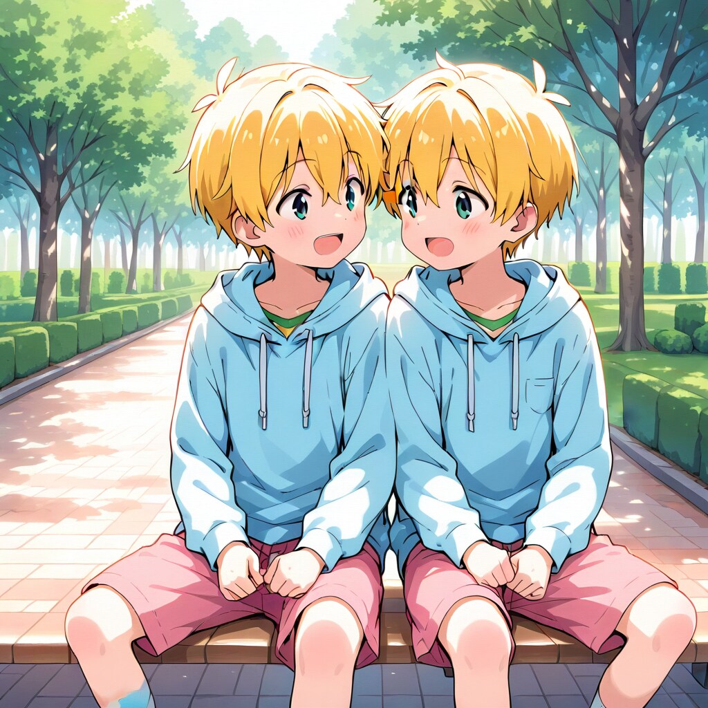 兄弟なかよく！