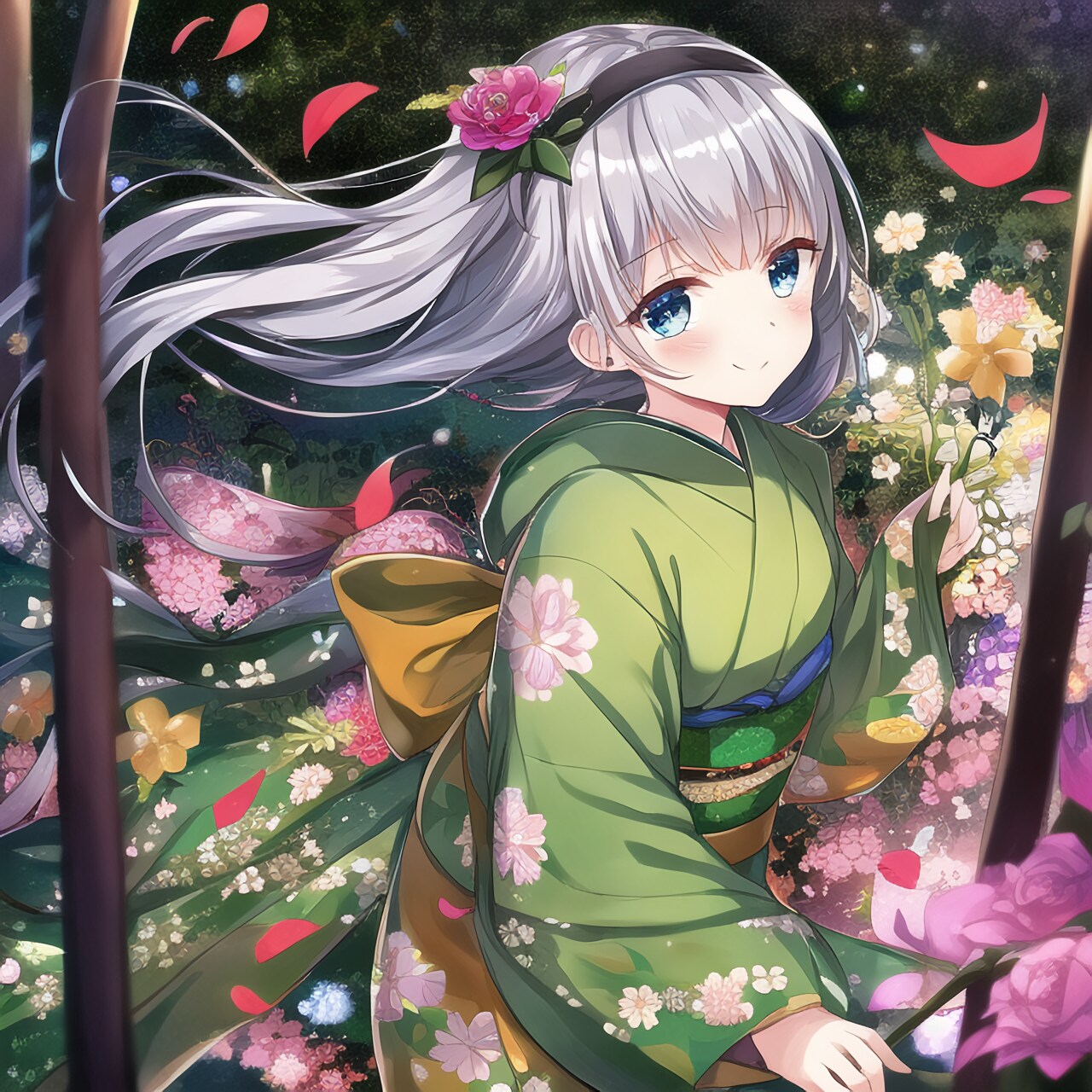 The moment of blooming