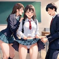 教室で行われる罰ゲーム 9枚目