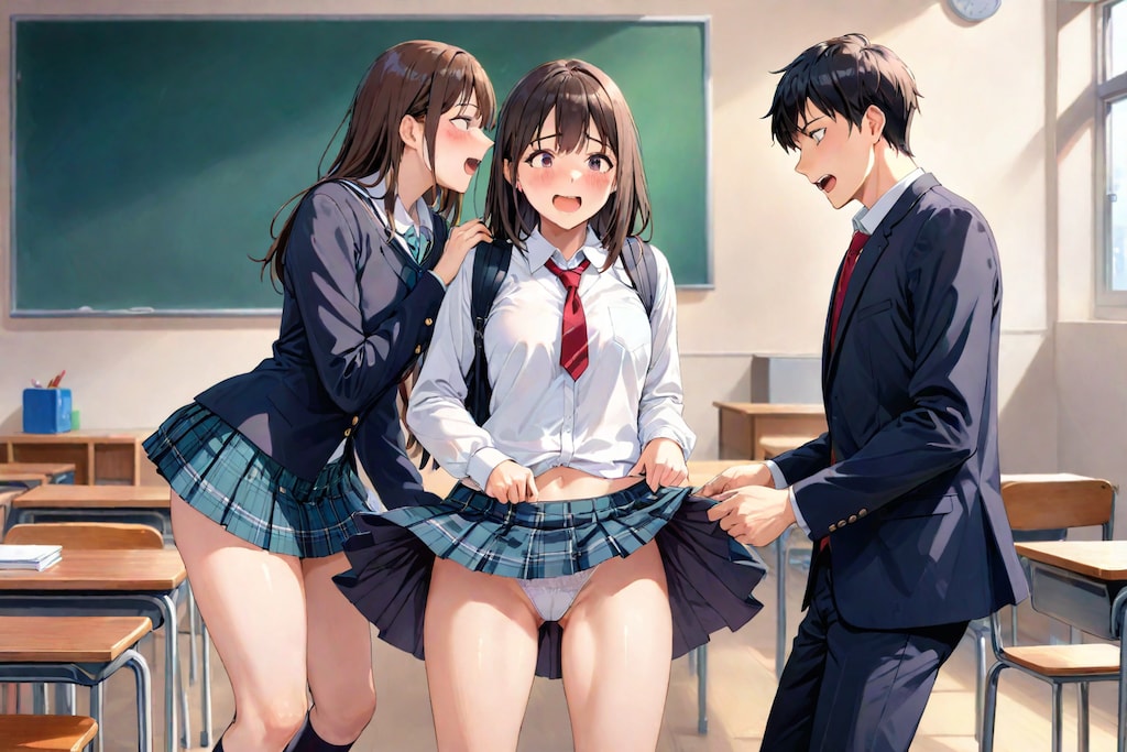 教室で行われる罰ゲーム