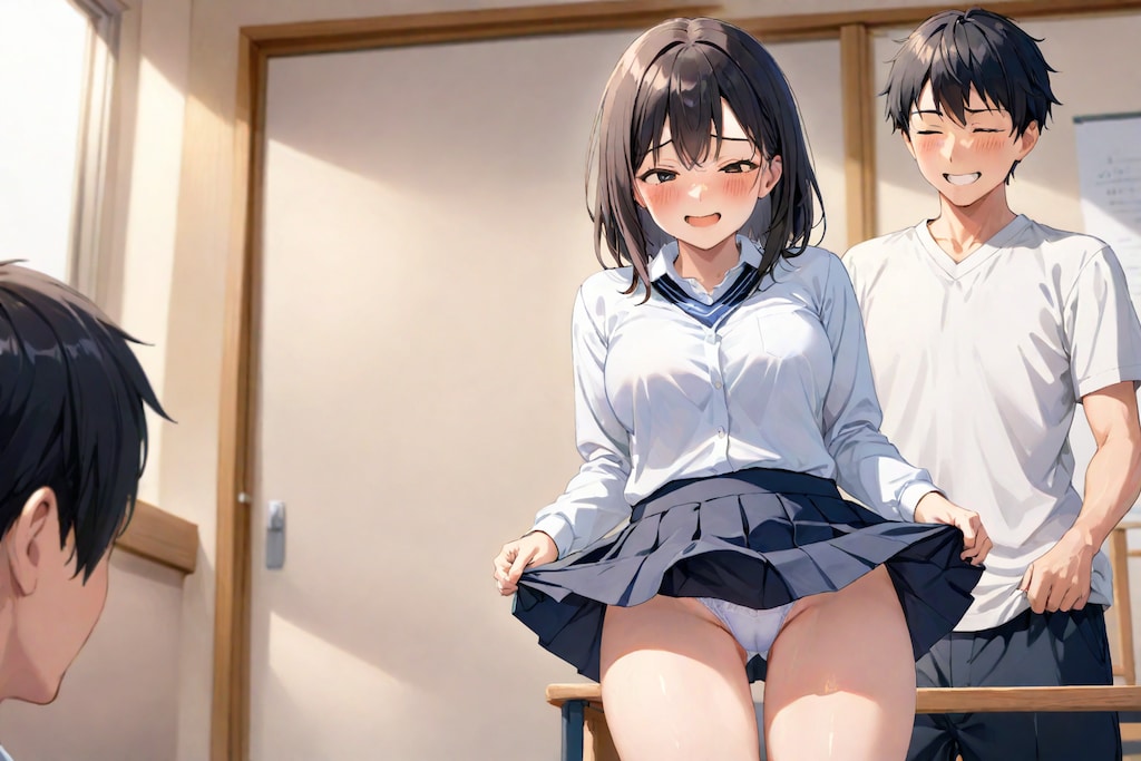 教室で行われる罰ゲーム