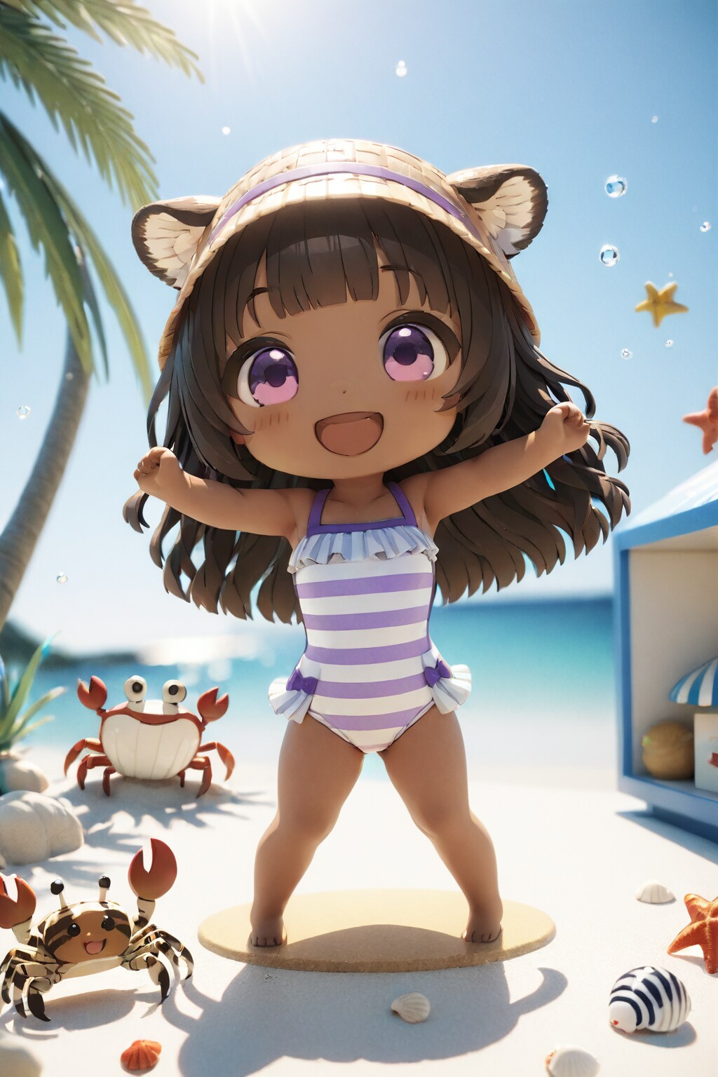 海だぁ～っ🌞🏖👙🐚🫧🦀