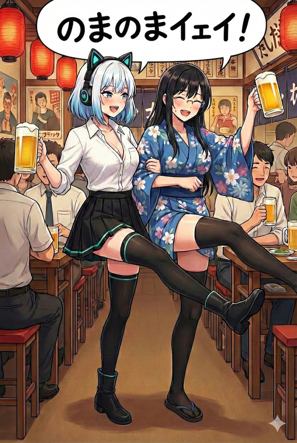 金曜夜の居酒屋狂騒曲、のまのまイェイ！