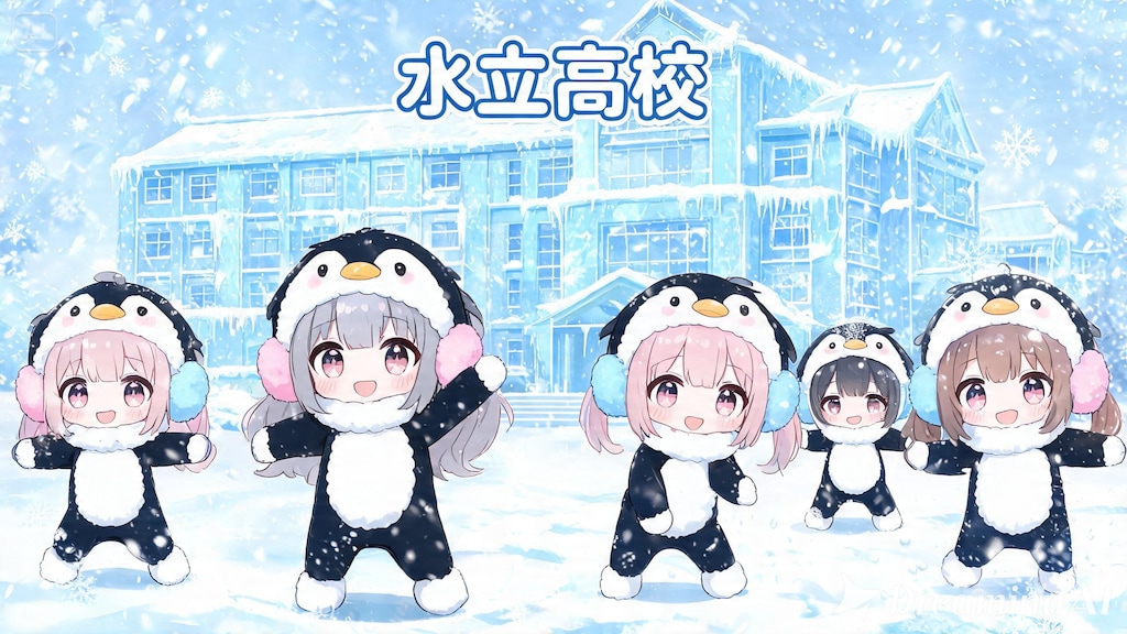 【#氷立高校】ペンギン組