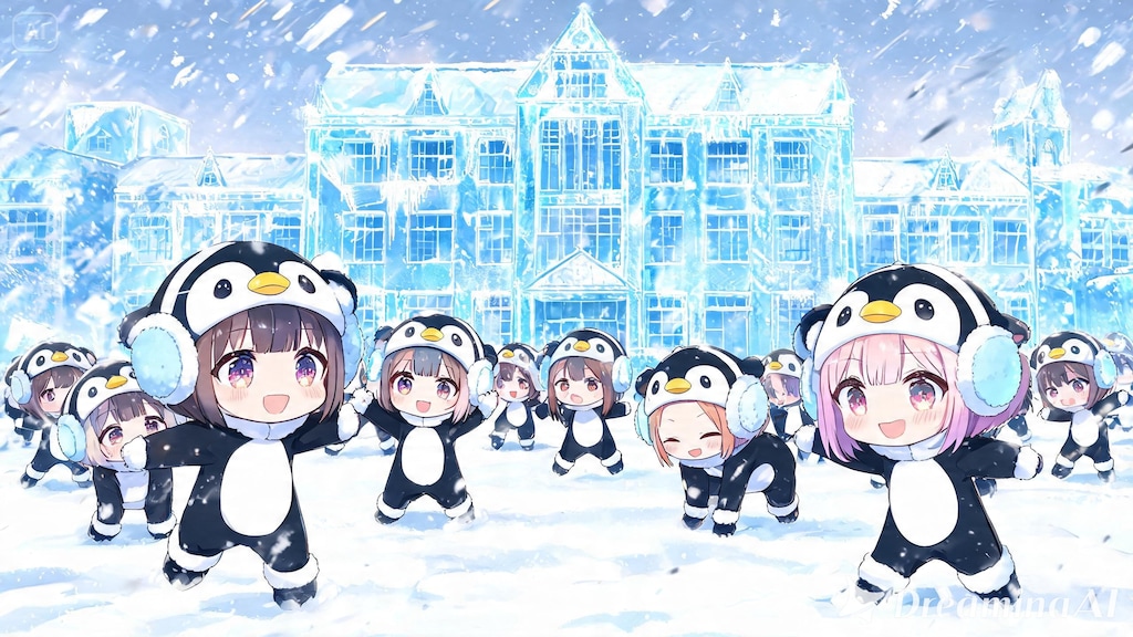 【#氷立高校】ペンギン組