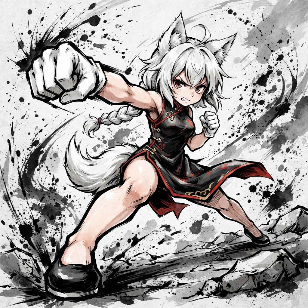 ケモミミカンフー194 | の人気AIイラスト・グラビア