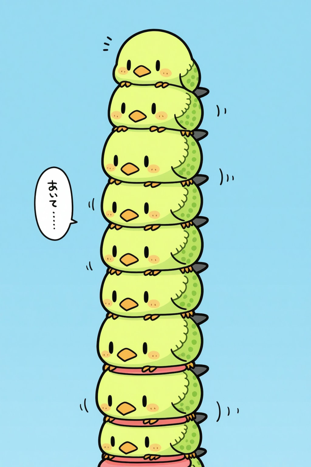 トーテムポールインコ