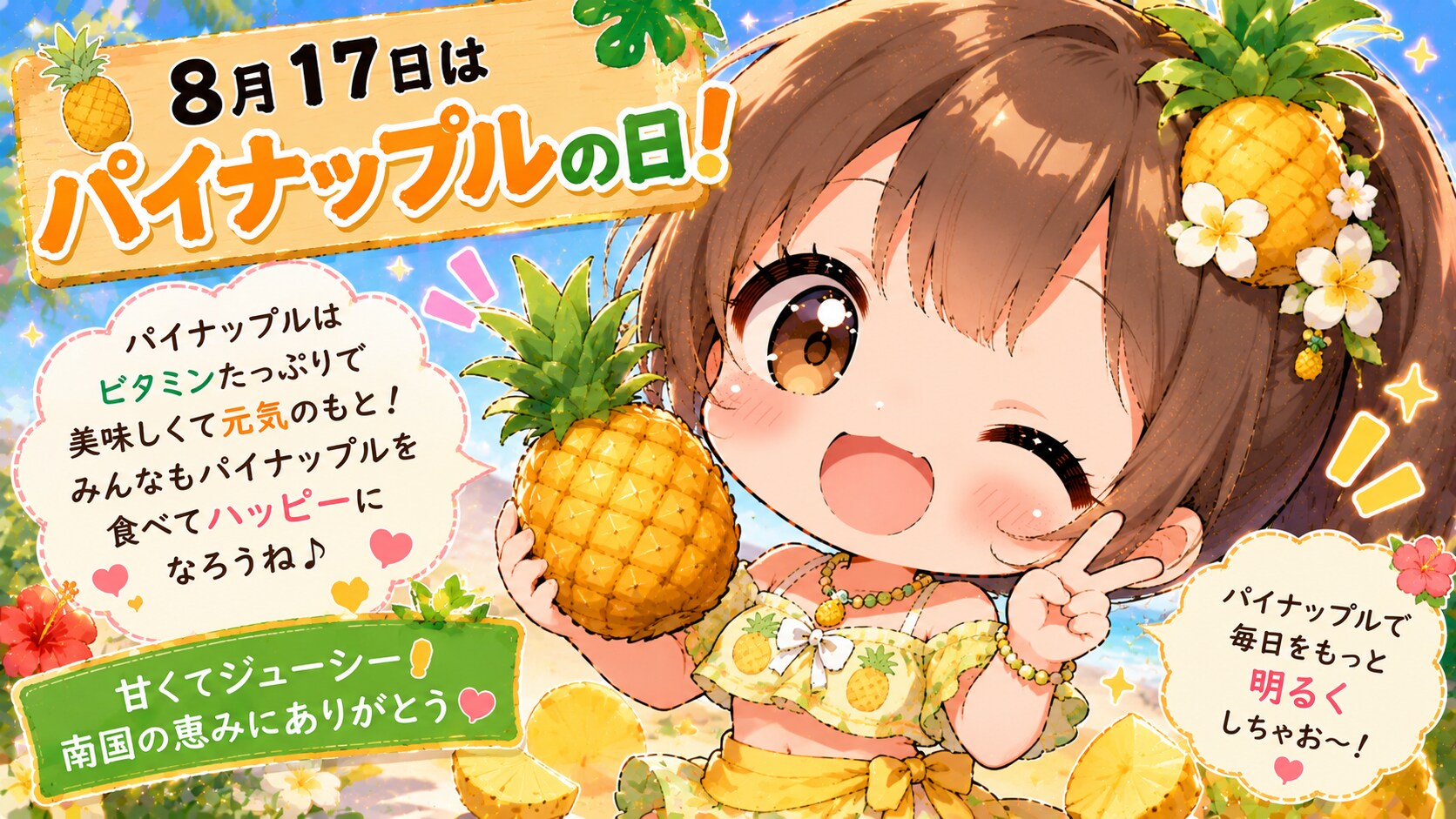 今日は何の日？（20260817固定イベ＋チビお姉単）の生成（ＡI推論不使用） | の人気AIイラスト・グラビア