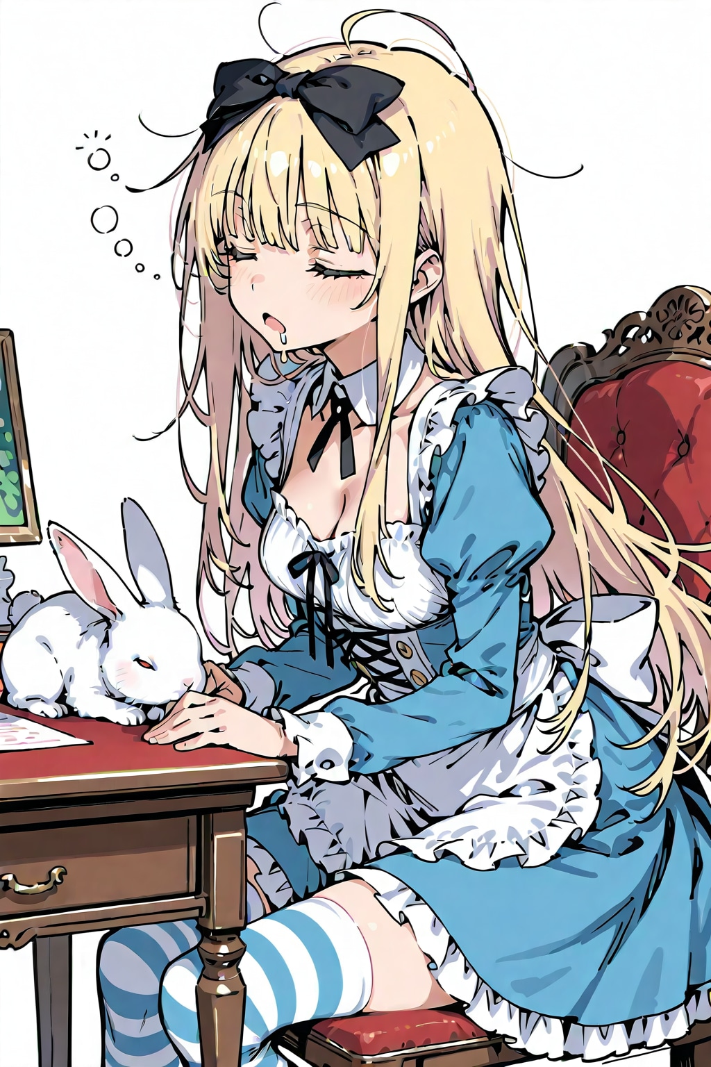 alice　うたた寝・・Zz | の人気AIイラスト・グラビア