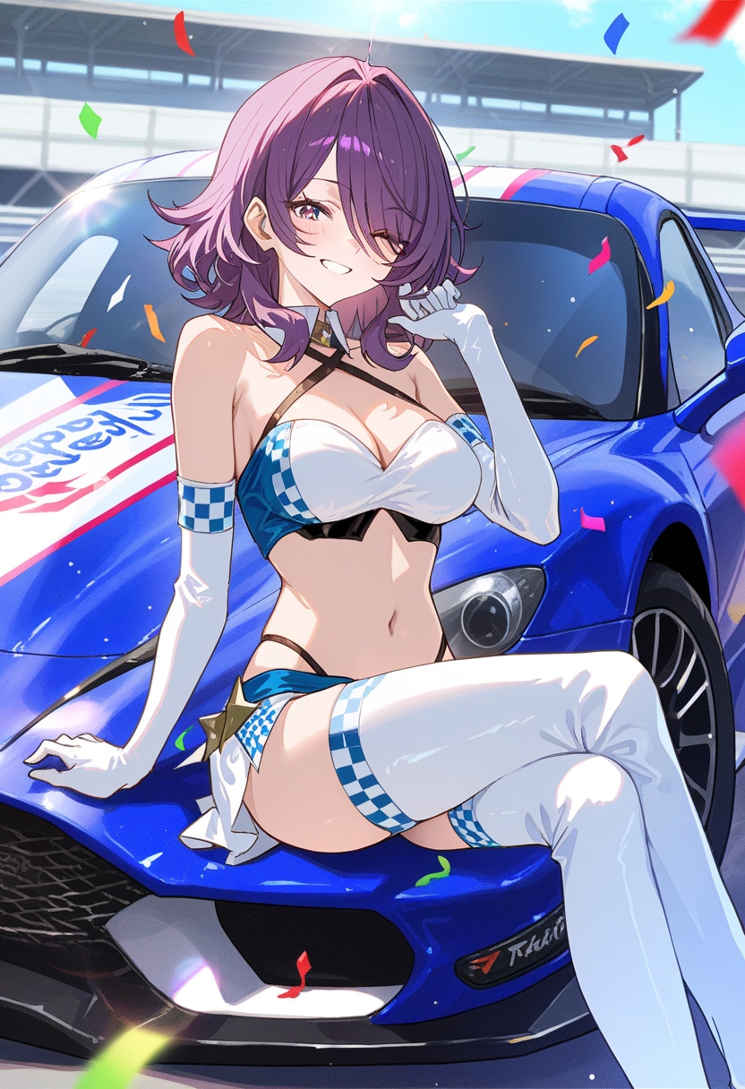 Days AI「レースクイーンの美少女　その１」