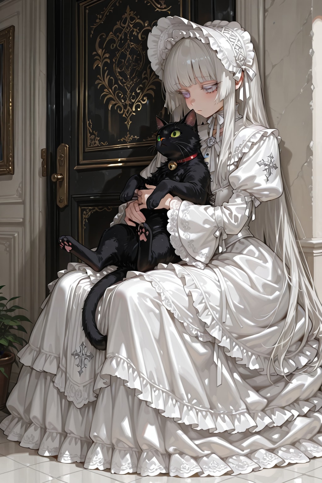 猫とワタシと | の人気AIイラスト・グラビア