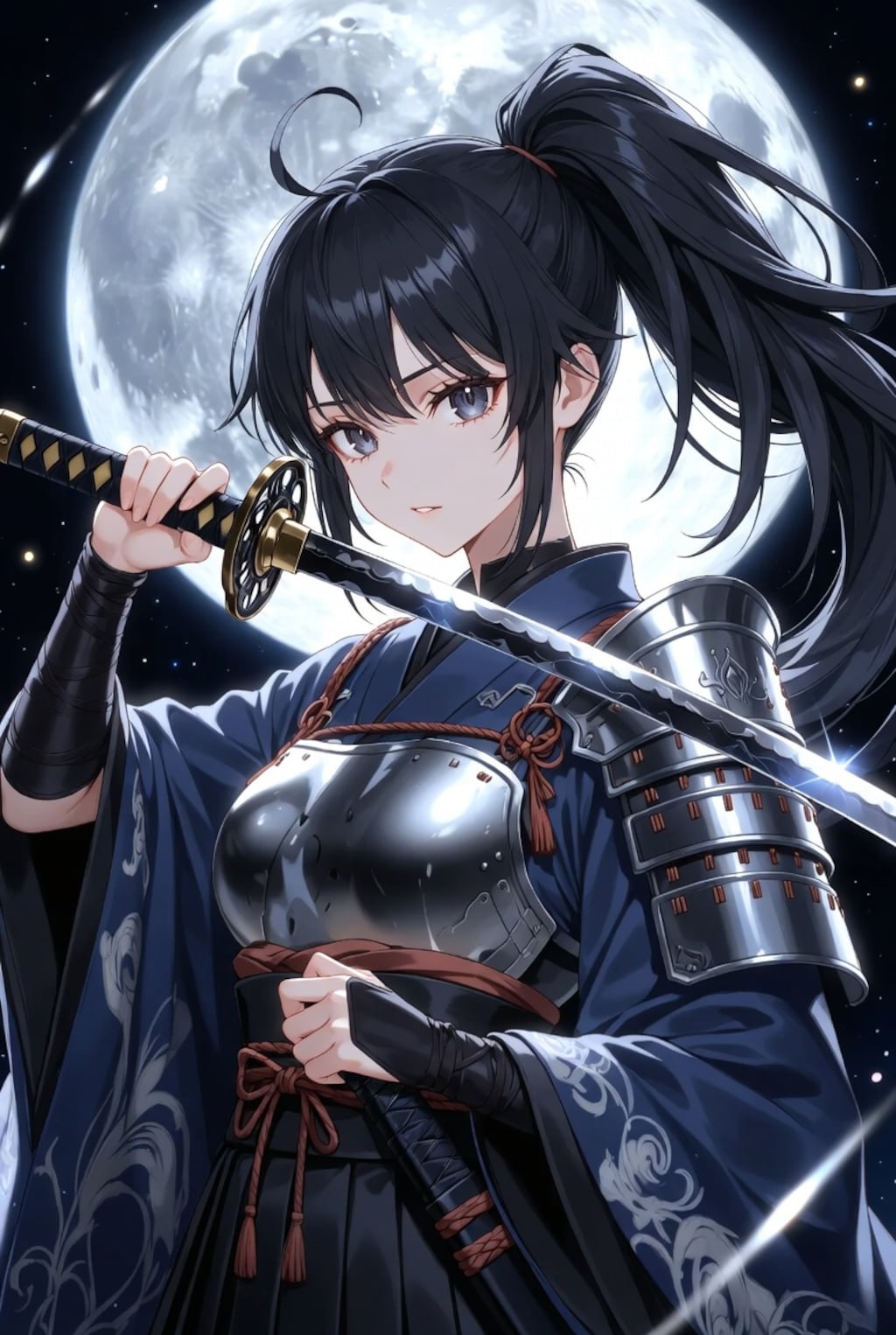 月下のサムライ