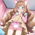 パンツを見せてる小さな女の子 3枚目