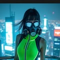 サイバーパンク　マスクガール 4枚目