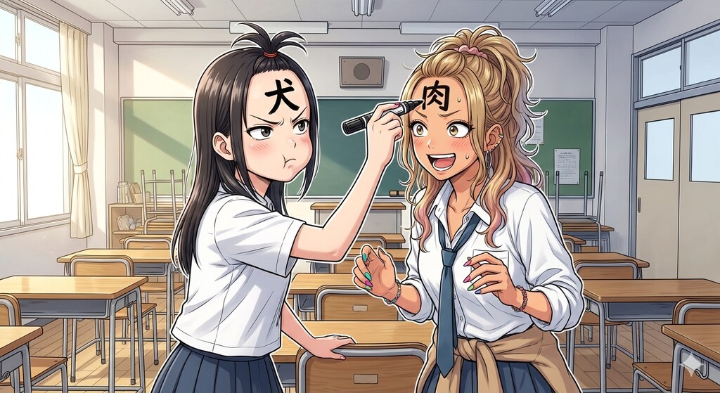 犬と肉