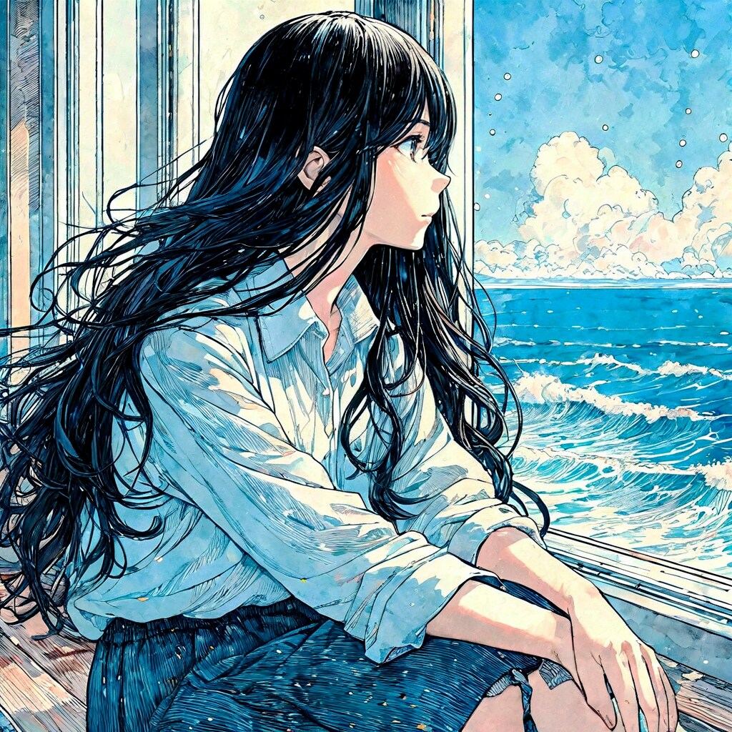 夏空と少女84 | の人気AIイラスト・グラビア