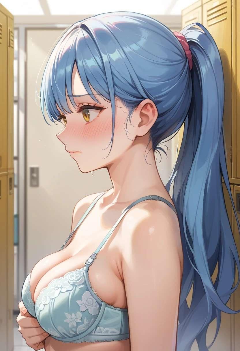 横からおっぱい
