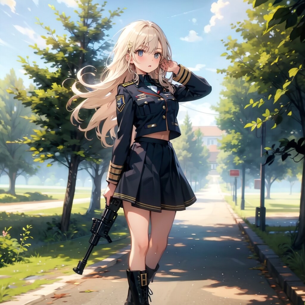 軍服の少女