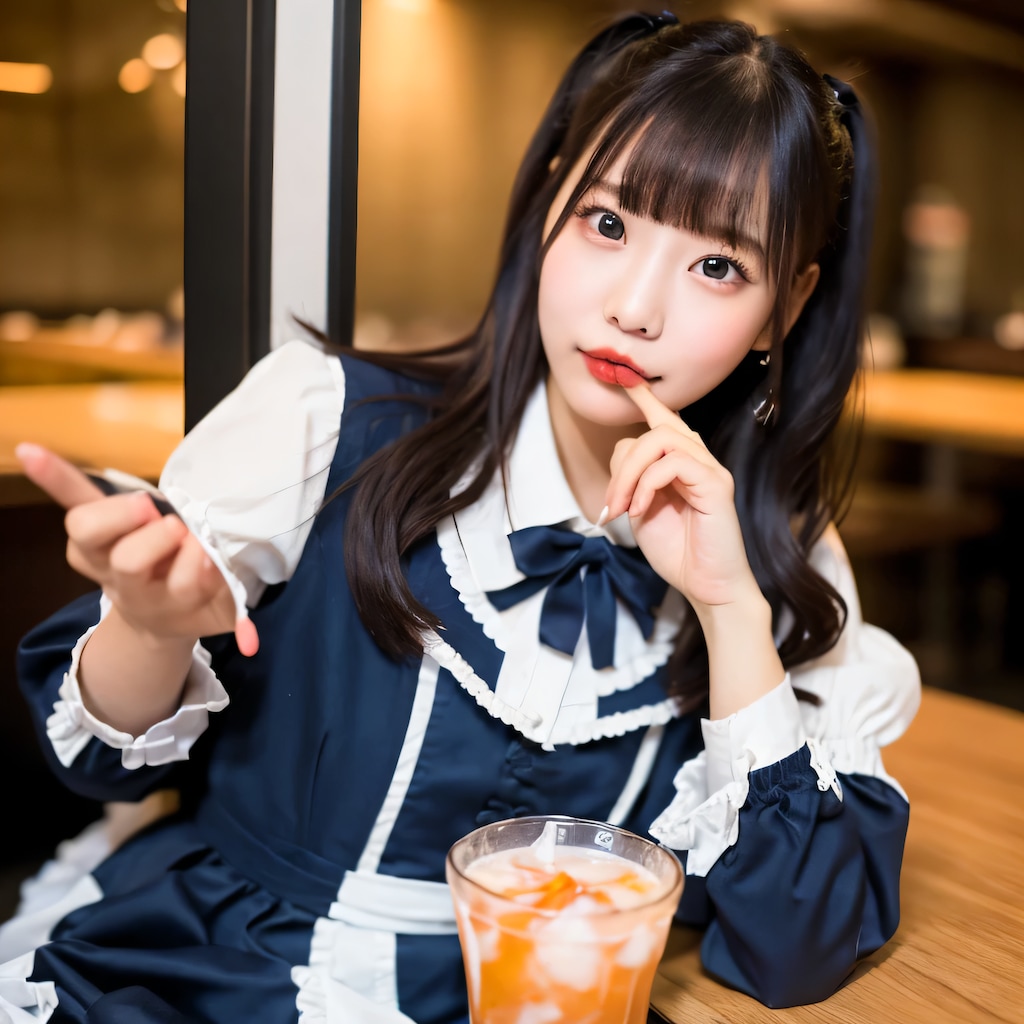 黒髪ロングで漫画喫茶の美女１９