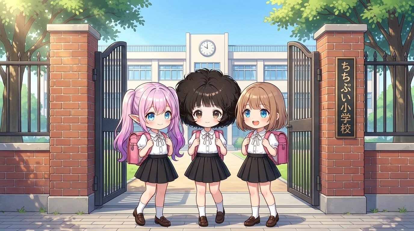 小学校開校の日 | の人気AIイラスト・グラビア