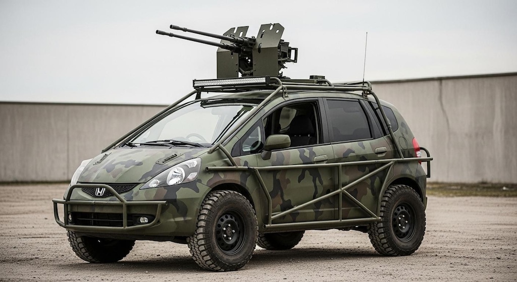 フィット軍用車