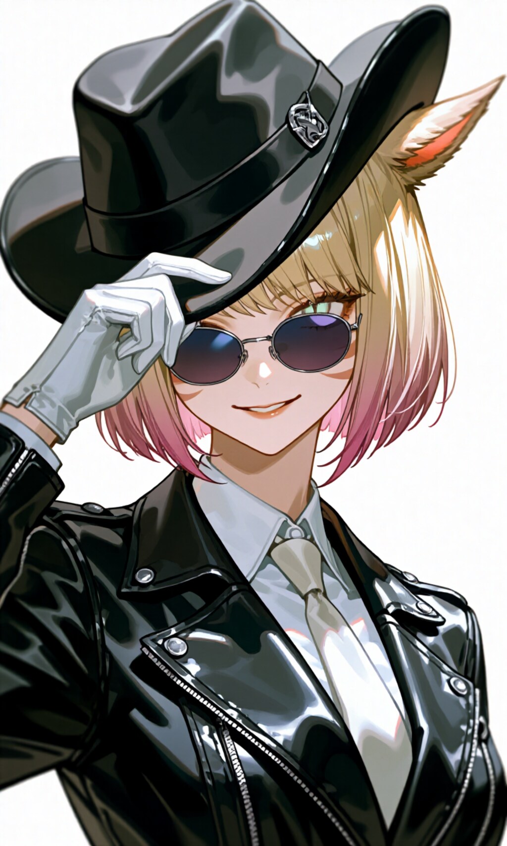 不敵な笑みの猫娘