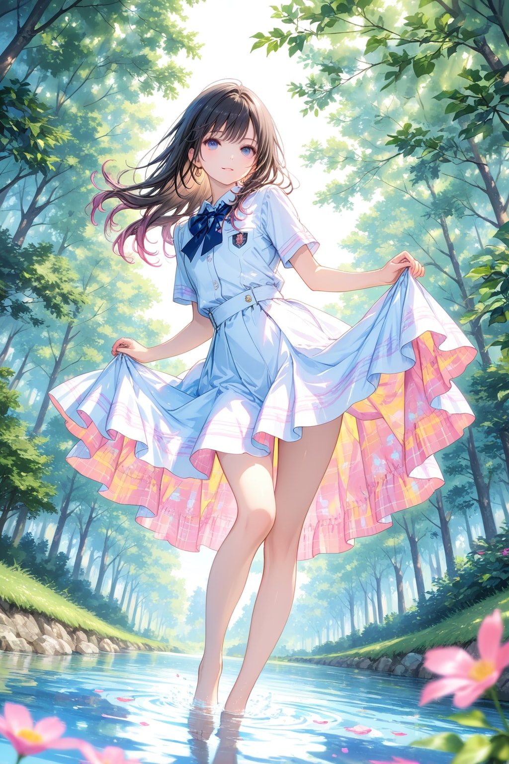 川遊び