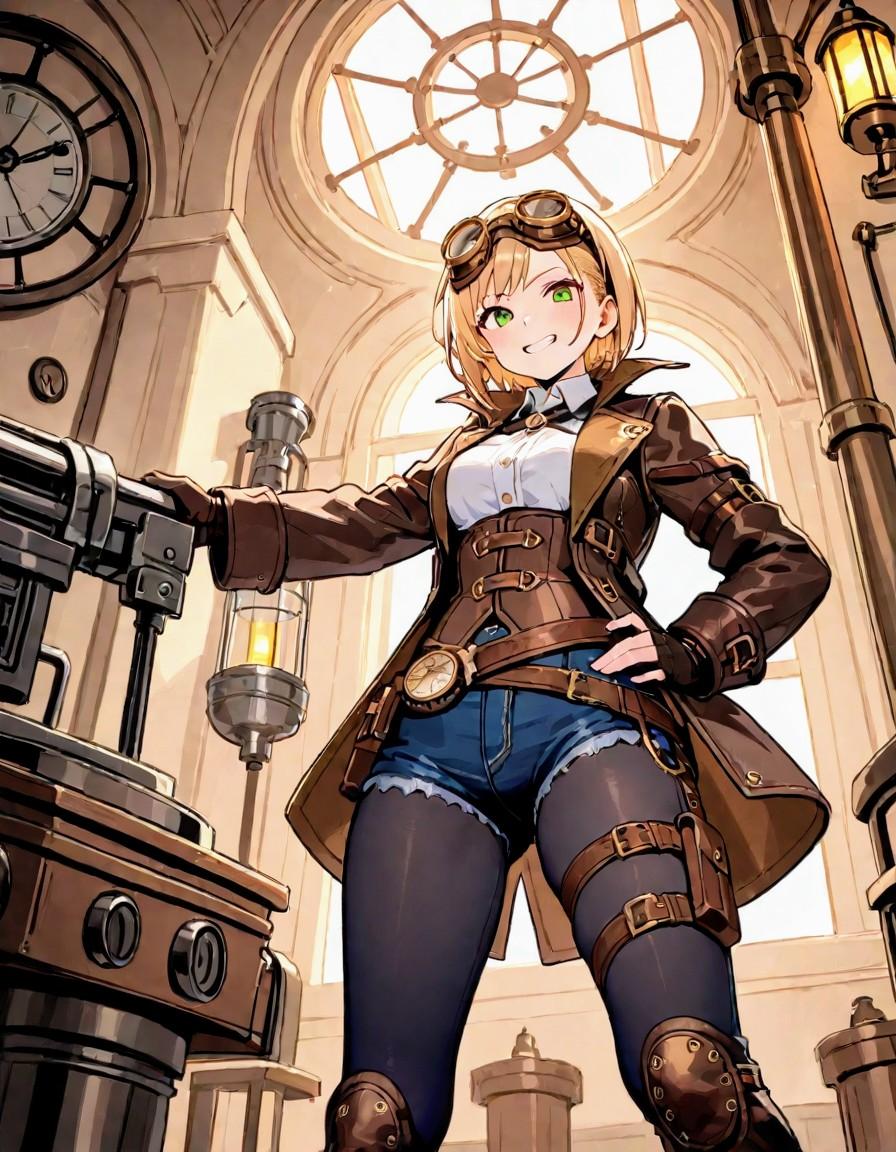 年末進行で忙しい、スチパンお姉やん | の人気AIイラスト・グラビア