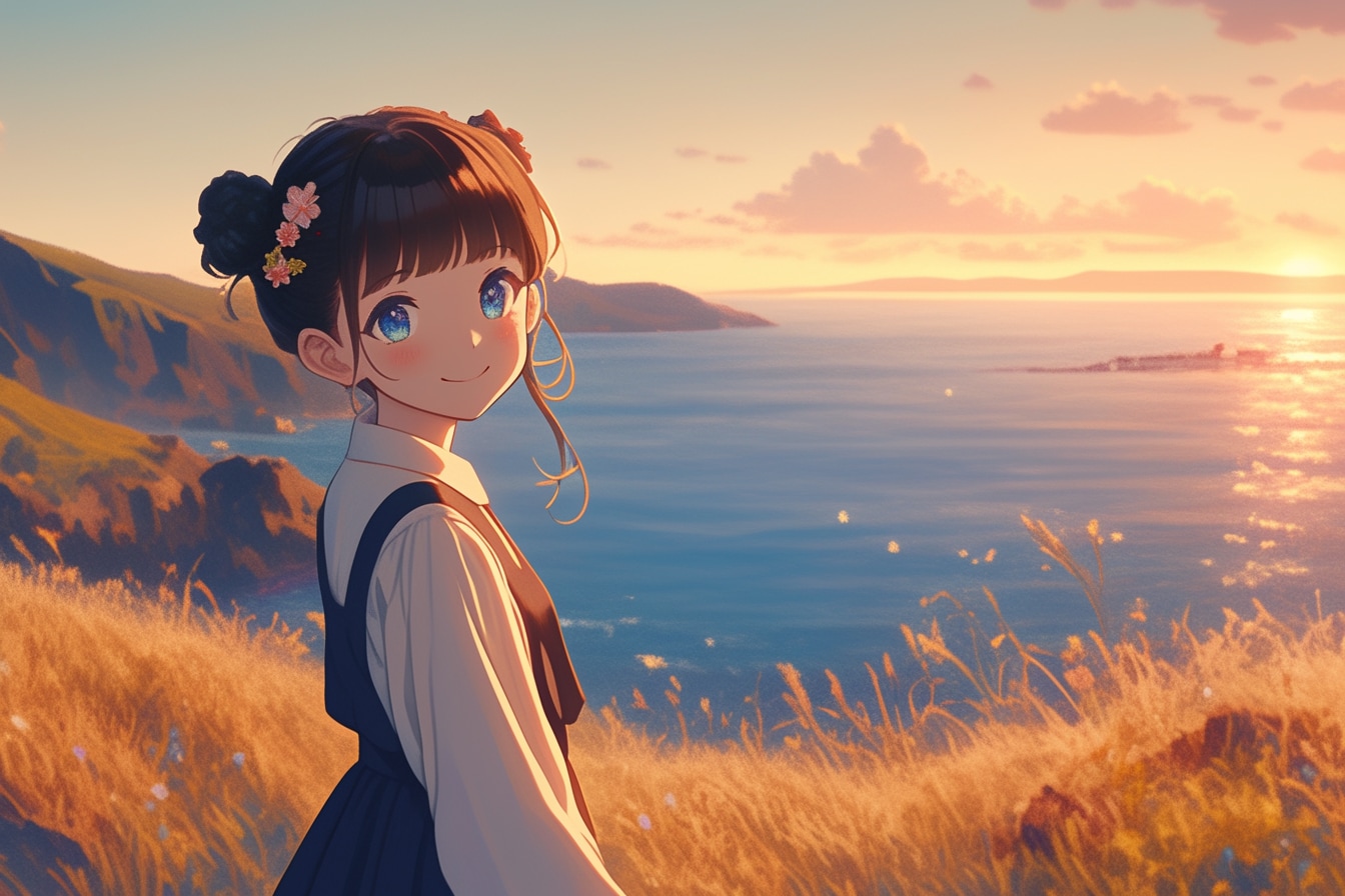 夕暮れのおだんごちゃん🍡✨180