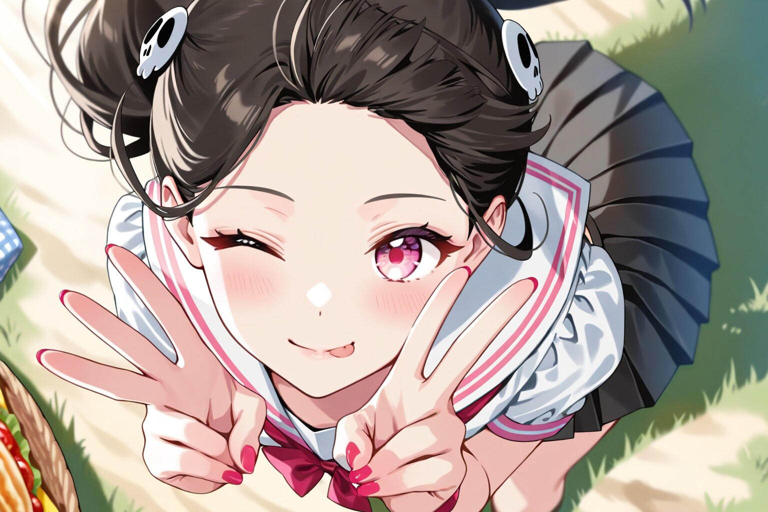 ダブルピース失敗 | の人気AIイラスト・グラビア