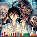 マッドな女博士と実験室の愉快な仲間（被験体）達♪・・被験体との仲は良好♪ 2枚目