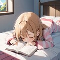 ベッドで読書 2枚目