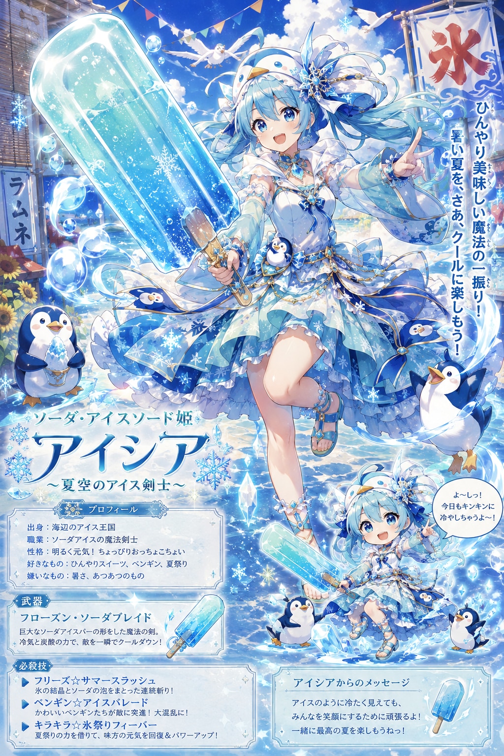 魔法剣士・アイシア