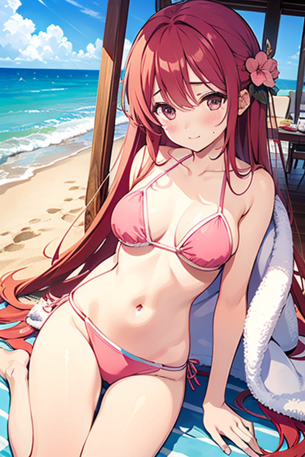 海に行こ～♪、もう来てる～♪