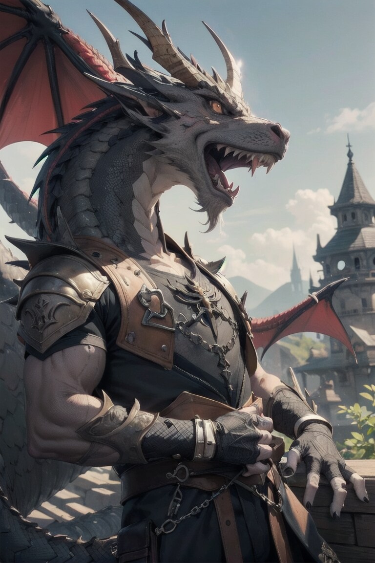 人型ドラゴン